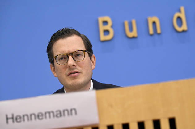 ABB BPK- Prof. Dr. Moritz Hennemann, Bundesbeauftragter für den Datenschutz und die Informationsfreiheit (BfDI) Thema Amtsantritt des neuen Bundesdatenschutzbeauftragten Schwerpunkte der kuenftigen Arbeit auf der BPK Bundespressekonferenz in Berlin am 06.10.2026 Berlin Deutschland
