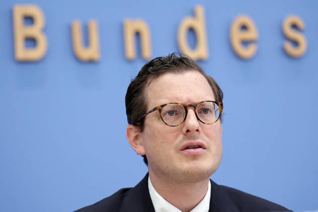 Prof. Dr. Moritz Hennemann, Bundesbeauftragter für den Datenschutz und die Informationsfreiheit, PK zu - Amtsantritt des neuen Bundesdatenschutzbeauftragten (BfDI): Schwerpunkte der künftigen Arbeit, Berlin, 06.10.2026
