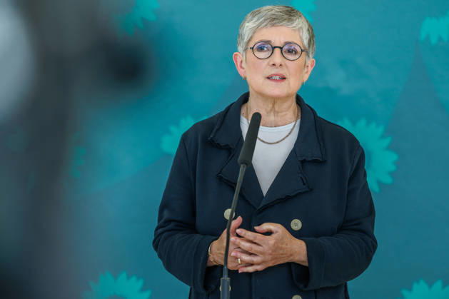 Buendnis 90 Die Gruenen im Bundestag Britta Haßelmann von Buendnis 90 Die Gruenen im Bundestag am 06.10.26 in Berlin. Berlin Berlin Deutschland Reichstag