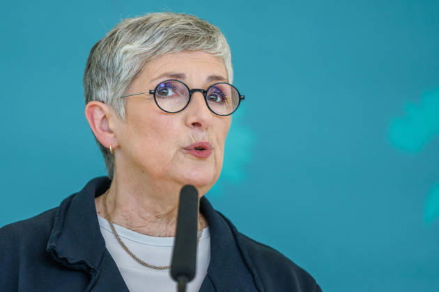 Buendnis 90 Die Gruenen im Bundestag Britta Haßelmann von Buendnis 90 Die Gruenen im Bundestag am 06.10.26 in Berlin. Berlin Berlin Deutschland Reichstag