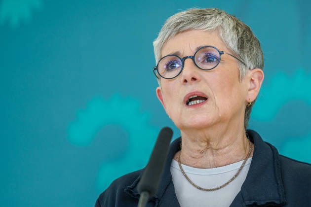 Buendnis 90 Die Gruenen im Bundestag Britta Haßelmann von Buendnis 90 Die Gruenen im Bundestag am 06.10.26 in Berlin. Berlin Berlin Deutschland Reichstag