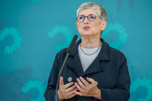 Buendnis 90 Die Gruenen im Bundestag Britta Haßelmann von Buendnis 90 Die Gruenen im Bundestag am 06.10.26 in Berlin. Berlin Berlin Deutschland Reichstag