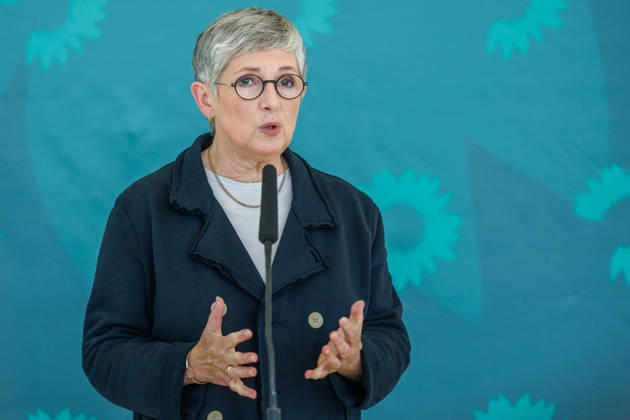 Buendnis 90 Die Gruenen im Bundestag Britta Haßelmann von Buendnis 90 Die Gruenen im Bundestag am 06.10.26 in Berlin. Berlin Berlin Deutschland Reichstag