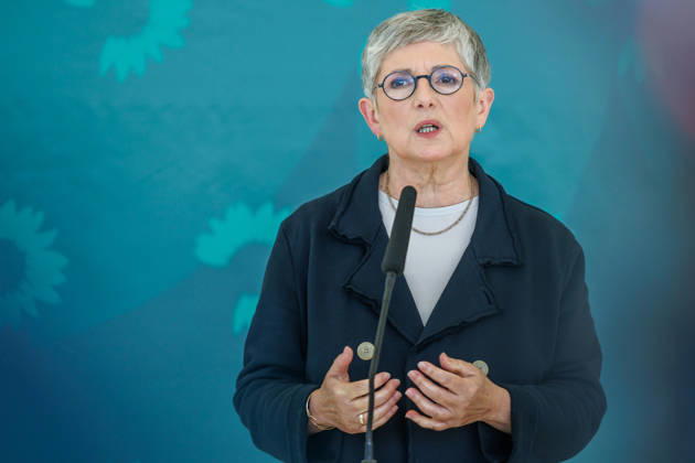 Buendnis 90 Die Gruenen im Bundestag Britta Haßelmann von Buendnis 90 Die Gruenen im Bundestag am 06.10.26 in Berlin. Berlin Berlin Deutschland Reichstag