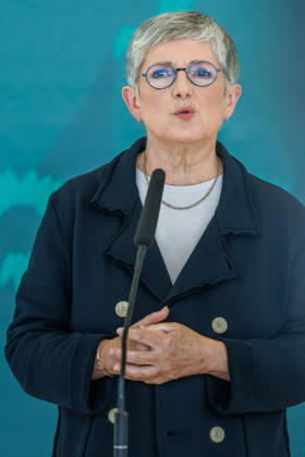 Buendnis 90 Die Gruenen im Bundestag Britta Haßelmann von Buendnis 90 Die Gruenen im Bundestag am 06.10.26 in Berlin. Berlin Berlin Deutschland Reichstag
