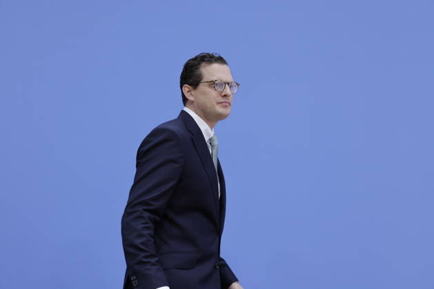 Prof. Dr. Moritz Hennemann, Bundesbeauftragter für den Datenschutz und die Informationsfreiheit (BfDI), Deutschland, Berlin, Bundespressekonferenz, Thema: Amtsantritt des neuen Bundesdatenschutzbeauftragten: Schwerpunkte der künftigen Arbeit
