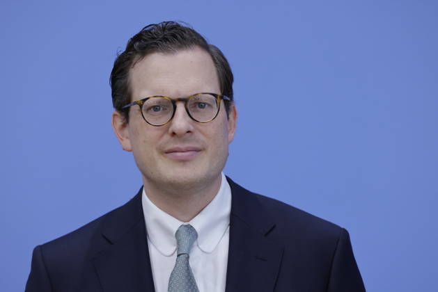 Prof. Dr. Moritz Hennemann, Bundesbeauftragter für den Datenschutz und die Informationsfreiheit (BfDI), Deutschland, Berlin, Bundespressekonferenz, Thema: Amtsantritt des neuen Bundesdatenschutzbeauftragten: Schwerpunkte der künftigen Arbeit
