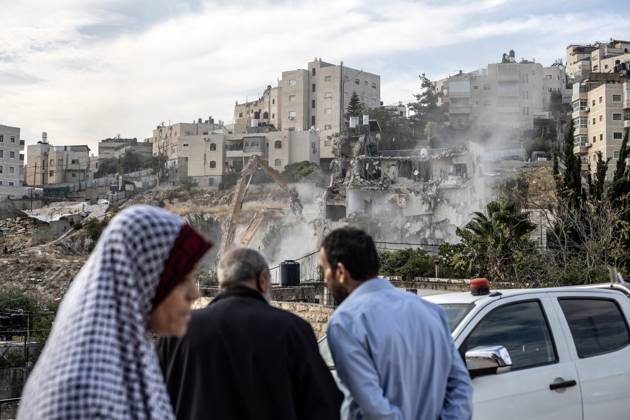 Israeli minister Ben-Gvir poses on bulldozer during demolition of Palestinian home in Jerusalem JERUSALEM - OCTOBER 06: Israeli far-right National Security Minister Itamar Ben-Gvir poses on a bulldozer after taking part in the demolition of a five-story building belonging to Palestinians in East Jerusalem on October 06, 2026. Israeli forces began demolishing the five-story building in the Tur neighborhood with bulldozers in the morning hours. Israeli forces took security measures in the area. Mostafa Alkharouf Anadolu Jerusalem Israel. Editorial use only. Please get in touch for any other usage.  Copyright: x2026xAnadoluxMostafaxAlkharoufx