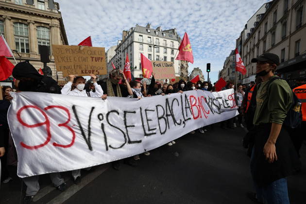 Student Demonstration - Paris Students have begun marching towards Gare de Lyon to protest against the current state of public education, once again, on October 6, 2026, in Paris, France. Today’s march is planned to go from Gare de Lyon to Place de la République. Photo by Raphael Lafargue ABACAPRESS.COM Paris France  Copyright: xLafarguexRaphael ABACAx