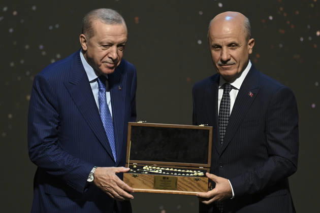 Turkish President Recep Tayyip Erdogan ANKARA, TURKIYE - OCTOBER 06: Turkish President Recep Tayyip Erdogan attends the opening ceremony of the 2026-2027 Higher Education Academic Year at Bestepe National Congress and Culture Center, on October 06, 2026 in Ankara, Turkiye. Dogukan Keskinkilic Anadolu Ankara Turkey. Editorial use only. Please get in touch for any other usage.  Copyright: x2026xAnadoluxDogukanxKeskinkilicx