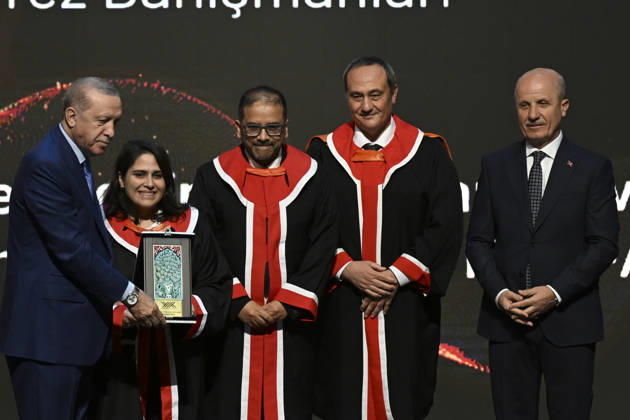 Turkish President Recep Tayyip Erdogan ANKARA, TURKIYE - OCTOBER 06: Turkish President Recep Tayyip Erdogan attends the opening ceremony of the 2026-2027 Higher Education Academic Year at Bestepe National Congress and Culture Center, on October 06, 2026 in Ankara, Turkiye. Dogukan Keskinkilic Anadolu Ankara Turkey. Editorial use only. Please get in touch for any other usage.  Copyright: x2026xAnadoluxDogukanxKeskinkilicx