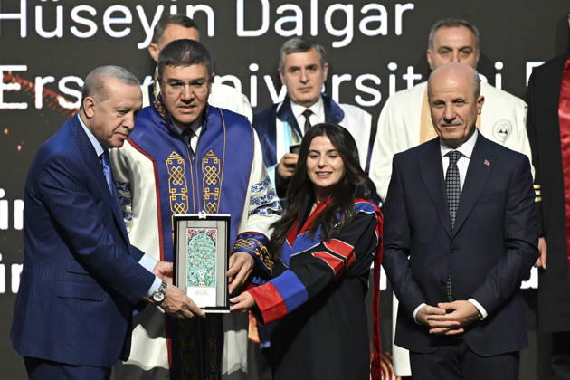 Turkish President Recep Tayyip Erdogan ANKARA, TURKIYE - OCTOBER 06: Turkish President Recep Tayyip Erdogan attends the opening ceremony of the 2026-2027 Higher Education Academic Year at Bestepe National Congress and Culture Center, on October 06, 2026 in Ankara, Turkiye. Dogukan Keskinkilic Anadolu Ankara Turkey. Editorial use only. Please get in touch for any other usage.  Copyright: x2026xAnadoluxDogukanxKeskinkilicx