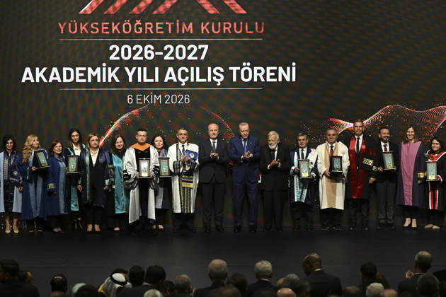 Turkish President Recep Tayyip Erdogan ANKARA, TURKIYE - OCTOBER 06: Turkish President Recep Tayyip Erdogan attends the opening ceremony of the 2026-2027 Higher Education Academic Year at Bestepe National Congress and Culture Center, on October 06, 2026 in Ankara, Turkiye. Dogukan Keskinkilic Anadolu Ankara Turkey. Editorial use only. Please get in touch for any other usage.  Copyright: x2026xAnadoluxDogukanxKeskinkilicx