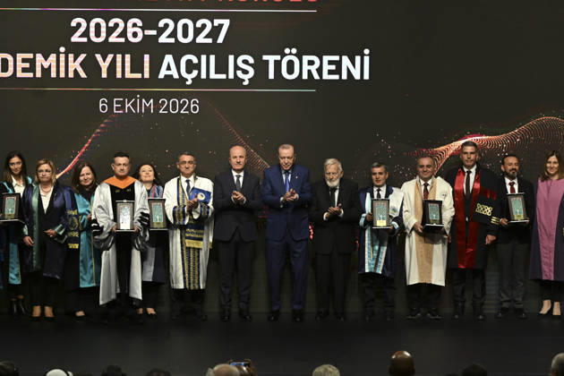 Turkish President Recep Tayyip Erdogan ANKARA, TURKIYE - OCTOBER 06: Turkish President Recep Tayyip Erdogan attends the opening ceremony of the 2026-2027 Higher Education Academic Year at Bestepe National Congress and Culture Center, on October 06, 2026 in Ankara, Turkiye. Dogukan Keskinkilic Anadolu Ankara Turkey. Editorial use only. Please get in touch for any other usage.  Copyright: x2026xAnadoluxDogukanxKeskinkilicx