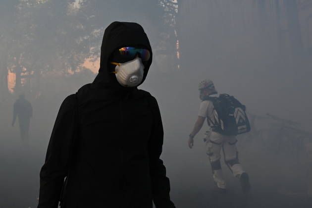 Severe clashes with the police took place during the student demonstration. Student unions had called for a mobilisation of secondary school pupils to demand more resources for secondary schools on 6 October 2026 in Paris. - 06 10 2026 - France Ile-de-France (region) Paris -  JulienxMattiax xLexPictorium LePictorium_0341927