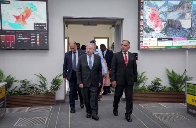October 6, 2026, Pakistan: UN Secretary-General Antonio Guterres Visits National Emergencies Operation Centre in Islamabad Pakistan  - ZUMAas3_ 20261006_zaf_as3_065 Copyright: xPPIx