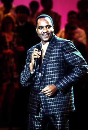 Freddie Jackson on stage at American Bandstand 1985 Copyright: xRonxWolfsonxx xMediaPunchx