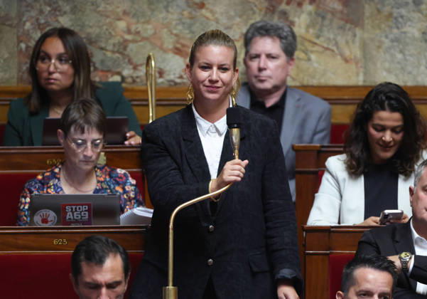 AssembleÌe Nationale - QAG du 6 octobre 2026 Mathilde Panot Sà ance des Questions d Actualità s au Gouvernement à l AssembleÌe Nationale à Paris, le 6 octobre 2026. Current Affairs Question Period with the Government at the National Assembly in Paris, October 6, 2026. Copyright: xFabricexChasseryx