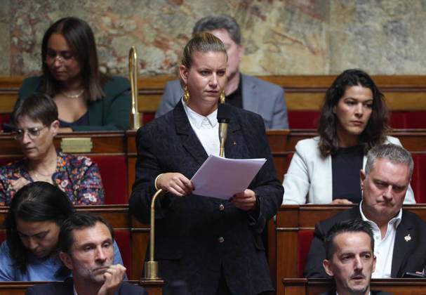 AssembleÌe Nationale - QAG du 6 octobre 2026 Mathilde Panot Sà ance des Questions d Actualità s au Gouvernement à l AssembleÌe Nationale à Paris, le 6 octobre 2026. Current Affairs Question Period with the Government at the National Assembly in Paris, October 6, 2026. Copyright: xFabricexChasseryx