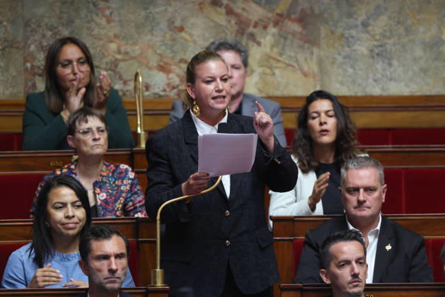 AssembleÌe Nationale - QAG du 6 octobre 2026 Mathilde Panot Sà ance des Questions d Actualità s au Gouvernement à l AssembleÌe Nationale à Paris, le 6 octobre 2026. Current Affairs Question Period with the Government at the National Assembly in Paris, October 6, 2026. Copyright: xFabricexChasseryx