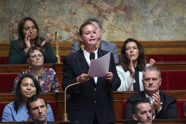 AssembleÌe Nationale - QAG du 6 octobre 2026 Mathilde Panot Sà ance des Questions d Actualità s au Gouvernement à l AssembleÌe Nationale à Paris, le 6 octobre 2026. Current Affairs Question Period with the Government at the National Assembly in Paris, October 6, 2026. Copyright: xFabricexChasseryx