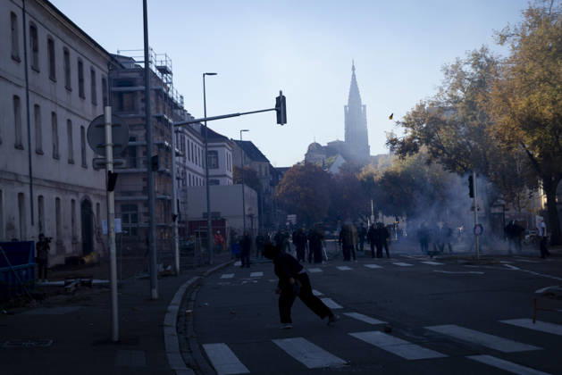 NEWS : Manifestation lyceenne - Strasbourg - 06 10 2026 manifestation de lycÃ ens Ã Strasbourg, le 6 octobre 2026, dans le cadre d™un mouvement national de protestation contre les conditions d™apprentissage.  Copyright: xx