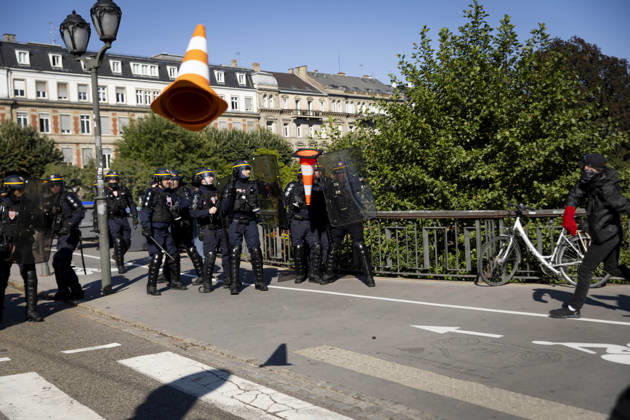 NEWS : Manifestation lyceenne - Strasbourg - 06 10 2026 manifestation de lycÃ ens Ã Strasbourg, le 6 octobre 2026, dans le cadre d™un mouvement national de protestation contre les conditions d™apprentissage.  Copyright: xelyxandroxcegarrax
