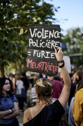 High school students protest in Paris, on October 6, 2026. - 06 10 2026 - France Ile-de-France (region) Paris -  AntoninxBuratx xLexPictorium LePictorium_0342057