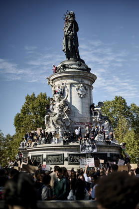 High school students protest in Paris, on October 6, 2026. - 06 10 2026 - France Ile-de-France (region) Paris -  AntoninxBuratx xLexPictorium LePictorium_0342058