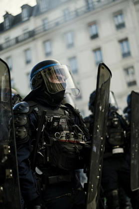 Tensions on the edge of the high school students protest in Paris, on October 6, 2026. - 06 10 2026 - France Ile-de-France (region) Paris -  AntoninxBuratx xLexPictorium LePictorium_0342092