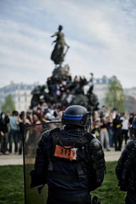 High school students protest in Paris, on October 6, 2026. - 06 10 2026 - France Ile-de-France (region) Paris -  AntoninxBuratx xLexPictorium LePictorium_0342100