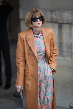 PFW - Louis Vuitton Front Row - Paris Anna Wintour poses as she arrives ahead of the Louis Vuitton Women s Spring Summer 2027 collection fashion show as part of the Paris Fashion Week, in Paris, France on October 6, 2026. Photo by Alexis Jumeau ABACAPRESS.COM Paris France  Copyright: xJumeauxAlexis ABACAx