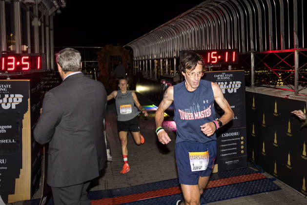 October 6, 2026, New York, New York, USA: Runners participate in the 48th edition of the Empire State Building Run-Up, a vertical race held at the Empire State Building in New York City, United States. More than 200 participants from around the world climb the buildingâ€⠢s 86 floors, covering 1,576 steps and a vertical distance of 1,050 feet (320 meters), from the buildingâ€⠢s lobby to the iconic Observation Deck, on Tuesday, October 6, 2026. New York USA - ZUMAc233 20261006_zsp_c233_005 Copyright: xVanessaxCarvalhox