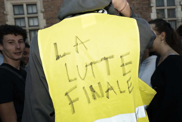 High School And University Student Protest - Toulouse A Yellow Vest – The Final Battle. Protests by secondary school pupils and students calling for improvements to their living and learning conditions, supported by the trade unions CGT, FO, FSU and Solidaires. France, Toulouse, 6 October 2026. Photo by Patricia Huchot-Boissier AbacaPress.com. Toulouse OCCITANIE France  Copyright: xHuchot-BoissierxPatricia ABACAx