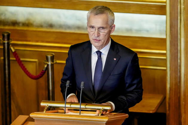 Statsbudsjett 2027 Oslo 20261007. Finansminister Jens Stoltenberg (Ap) under fremleggelsen av statsbudsjettet for 2027. Foto: Fredrik Varfjell NTB Oslo Norge q_9P5Pw_RQw EDITORIAL USE ONLY Ref:_POLq_9P5Pw_RQw.jpg Copyright: xFredrikxVarfjellxx xNTBx