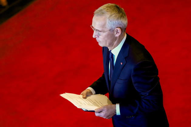 Statsbudsjett 2027 Oslo 20261007. Finansminister Jens Stoltenberg (Ap) under fremleggelsen av statsbudsjettet for 2027. Foto: Fredrik Varfjell NTB Oslo Norge dj8Ba-_sAYg EDITORIAL USE ONLY Ref:_POLdj8Ba-_sAYg.jpg Copyright: xFredrikxVarfjellxx xNTBx