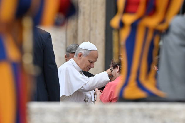 RECORD DATE NOT STATED Italy, Rome,Vatican 2026-10-07 : Pope Leo XIV during his weekly general audience in St Peter s Square Italy, Rome,Vatican 2026-10-07 : Pope Leo XIV during his weekly general audience in St Peter s Square Copyright alessia.giuliani CPP EDITORIAL USE ONLY - NO BOOKS Copyright: xAlessiaxGiuliani Catholicpressphotox