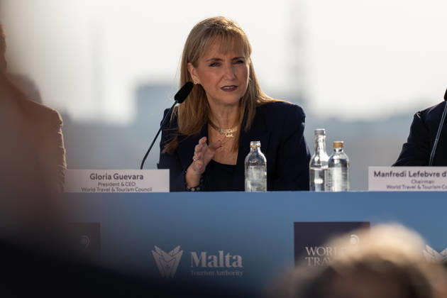 The World Travel & Tourism Council (WTTC) Global Summit Kicks Off in Malta. The president and CEO of the World Travel & Tourism Council, Gloria Guevara, speaks at the official presentation of the 2026 World Tourism Summit being held in Malta October 7, 2026, in Valletta, Malta Under the theme Futu re ser: Shaping the Future of Travel and Tourism, the 26th edition of the World Travel & Tourism Council (WTTC) Global Summit kicks off in Malta with a notable Spanish presence October 7, 2026 Francisco J Valletta, Malta Valletta, Malta Spain  Copyright: xFranciscoxJ.xOlmox 7825940