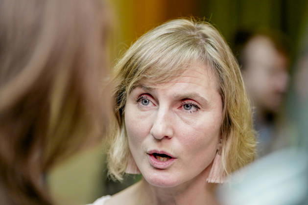 Statsbudsjett 2027 Oslo 20261007. Marthe Hammer (SV) etter fremleggelsen av statsbudsjettet for 2027. Foto: Terje Bendiksby NTB Oslo Norge xiXe8h7Oj70 EDITORIAL USE ONLY Ref:_BNC_POLxiXe8h7Oj70.jpg Copyright: xTerjexBendiksbyx xNTBx