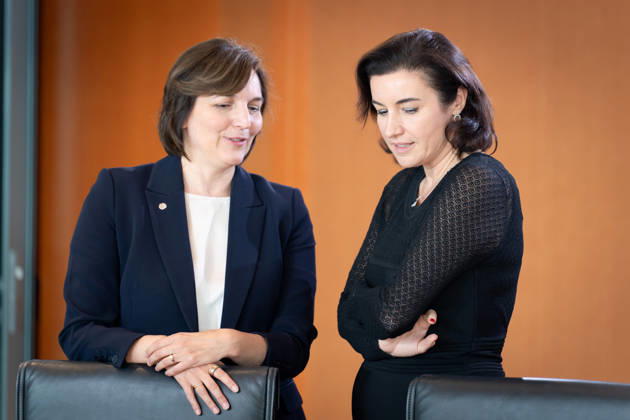 Kabinettsitzung, Bundesregierung, Auftakt Auftakt, Kabinettsitzung, Bundesregierung, Mareike Wulf, Dorothee Bär, Bundesministerin, Forschung Berlin Berlin GER