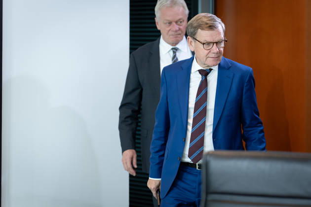 Kabinettsitzung, Bundesregierung, Auftakt Auftakt, Kabinettsitzung, Bundesregierung, Johann Wadephul, Bundesaußenminister, Alois Rainer, Bundesminister, Ernährung, Landwirtschaft Berlin Berlin GER