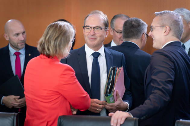 Kabinettsitzung, Bundesregierung, Auftakt Auftakt, Kabinettsitzung, Bundesregierung, Alexander Dobrindt, Bundesinnenminister, Stefanie Hubig, Bundesministerin, Justiz, Verbraucherschutz, Karsten Wildberger, Bundesminister, Digitales Berlin Berlin GER