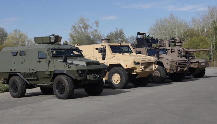 Military Test Tracks Inaugurated In Satory - France French military vehicles are seen during the inauguration of new military pistes at Satory in Versailles, France on October 7, 2026. Photo by Jean-Bernard Vernier JBV NEWS ABACAPRESS.COM Versailles Yvelines France  Copyright: xVernierxJean-Bernard JBVxNews ABACAx