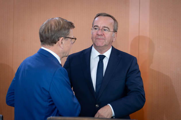 Kabinettsitzung, Bundesregierung, Auftakt Auftakt, Kabinettsitzung, Bundesregierung, Boris Pistorius, Bundesverteidigungsminister, Johann Wadephul, Bundesaußenminister Berlin Berlin GER