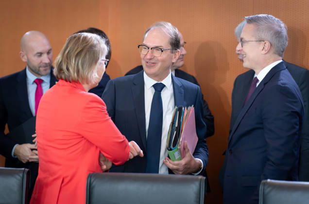 Kabinettsitzung, Bundesregierung, Auftakt Auftakt, Kabinettsitzung, Bundesregierung, Alexander Dobrindt, Bundesinnenminister, Stefanie Hubig, Bundesministerin, Justiz, Verbraucherschutz, Karsten Wildberger, Bundesminister, Digitales Berlin Berlin GER