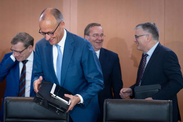 Kabinettsitzung, Bundesregierung, Auftakt Auftakt, Kabinettsitzung, Bundesregierung, Bundeskanzler, Friedrich Merz Berlin Berlin GER
