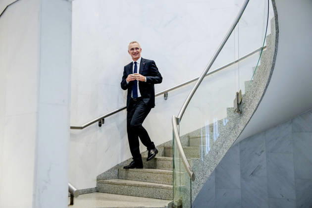 Statsbudsjett 2027 Oslo 20261007. Finansminister Jens Stoltenberg (Ap) presenterer statsbudsjettet for 2027 pa en pressekonferanse i Auditoriet i R5. Foto: Fredrik Varfjell NTB Oslo Norge 94EWm5BBxhE EDITORIAL USE ONLY Ref:_POL94EWm5BBxhE.jpg Copyright: xFredrikxVarfjellxx xNTBx