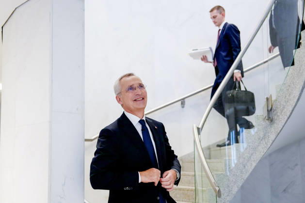 Statsbudsjett 2027 Oslo 20261007. Finansminister Jens Stoltenberg (Ap) presenterer statsbudsjettet for 2027 pa en pressekonferanse i Auditoriet i R5. Foto: Fredrik Varfjell NTB Oslo Norge NvQ3Qnh9bkw EDITORIAL USE ONLY Ref:_POLNvQ3Qnh9bkw.jpg Copyright: xFredrikxVarfjellxx xNTBx