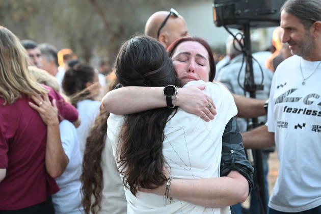 October 7, 2026, Kfar Aza, South Israel, Israel: A memorial ceremony is held in Kibbutz Kfar Aza, southern Israel, on October 7, 2026, marking three years since the Hamas-led October 7, 2023 attack. Kfar Aza was among the Israeli communities severely affected during the assault. Kfar Aza Israel - ZUMAp227 20261007_zip_p227_059 Copyright: xPaulinaxPatimerx