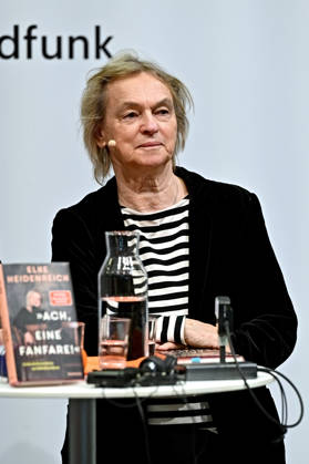 Frankfurter Buchmesse 2026. Schriftstellerin Elke Heidenreich am 07.10.2026 auf der Frankfurter Buchmesse. 20261007MWI151308